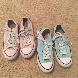 TWO PAIRS of Converse